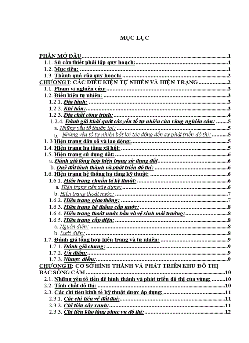 image for page Nội dung quy hoạch chi tiết khu đô thị bắc sông Cấm 1