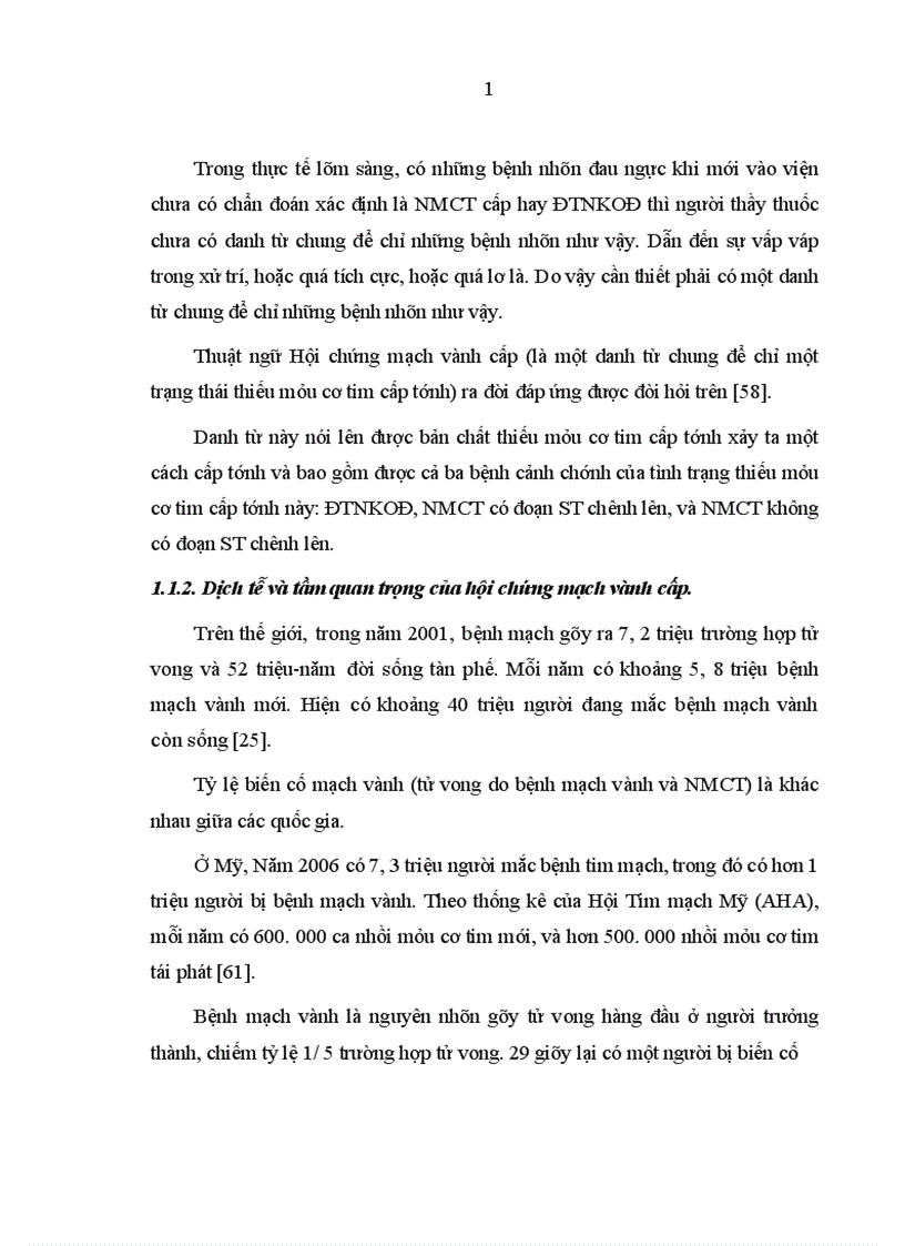image for page Khảo sát nồng độ và giá trị tiên lượng của hs CRP huyết tương ở bệnh nhân hội chứng động mạch vành cấp