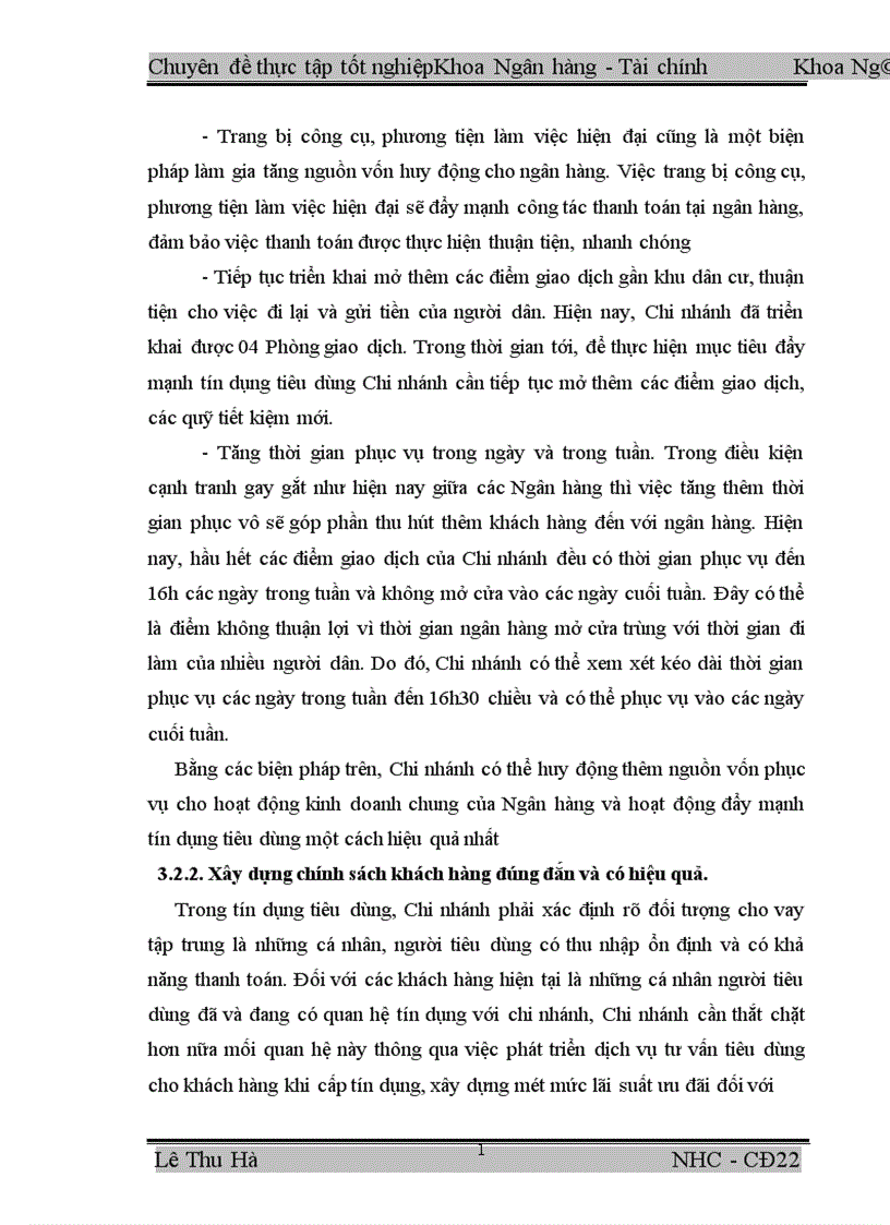 image for page Mở rộng cho vay tiêu dùng tại Chi nhánh Ngân hàng ĐT PT Quang Trung