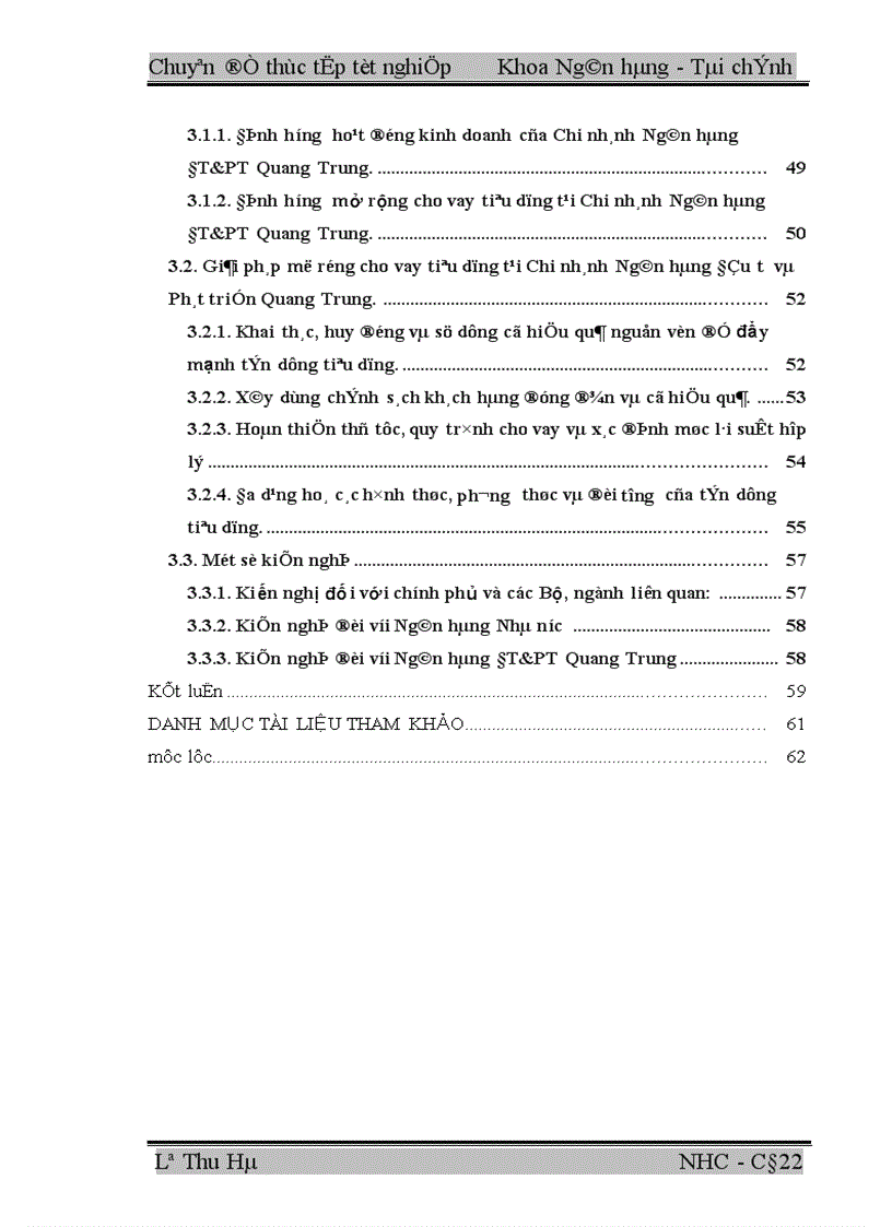 image for page Mở rộng cho vay tiêu dùng tại Chi nhánh Ngân hàng ĐT PT Quang Trung