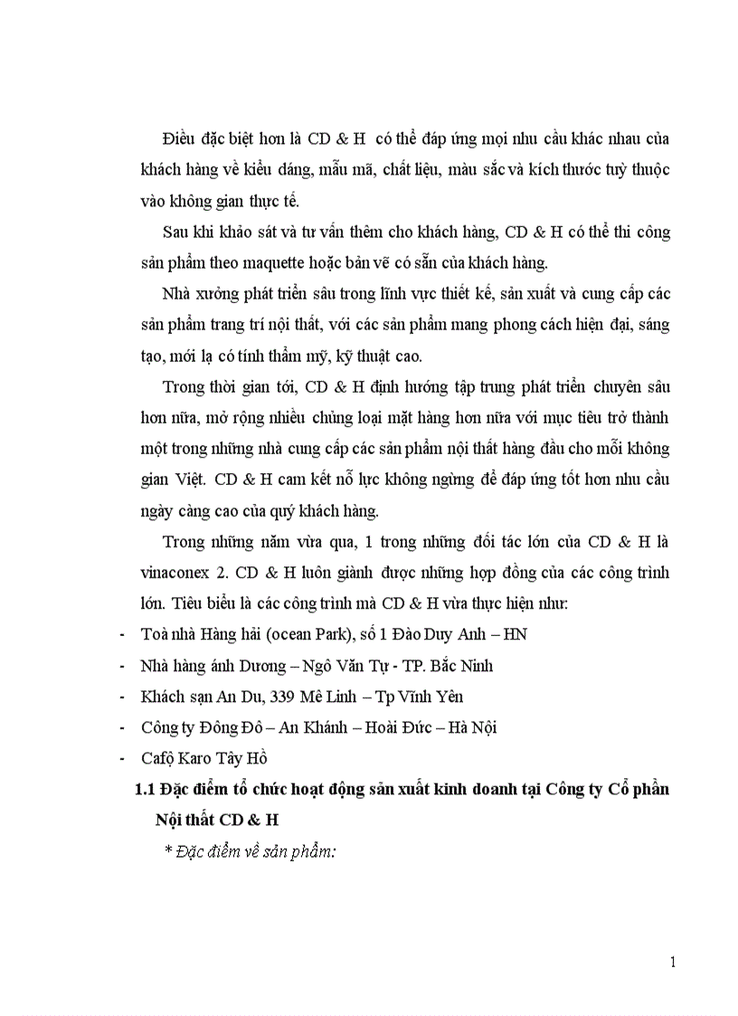 image for page Tổ chức công tác kế toán NVL tại Công ty Cổ phần Nội thất CD H