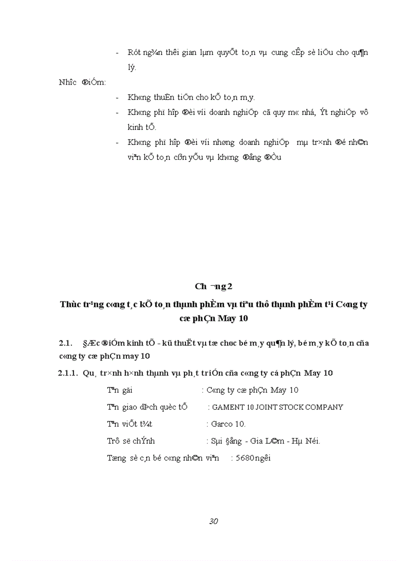 image for page Hoàn thiện công tác kế toán thành phẩm và tiêu thụ thành phẩm tại Công ty cổ phần May 10 1