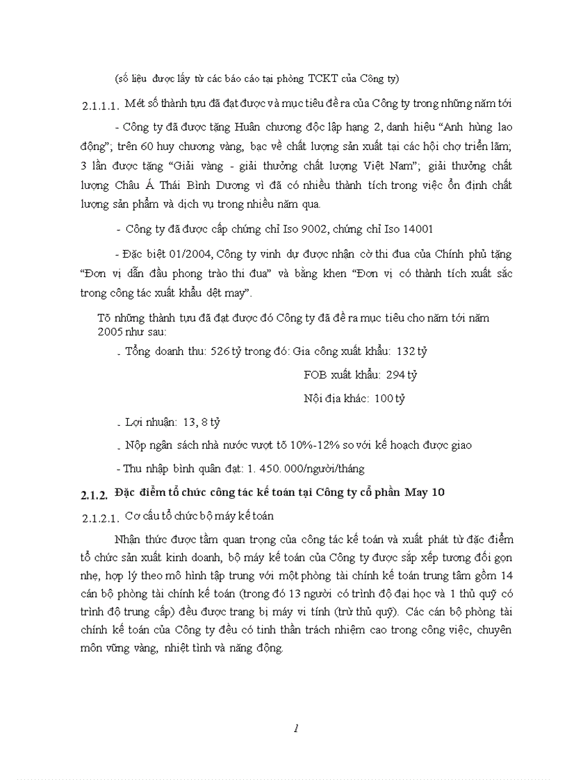image for page Hoàn thiện công tác kế toán thành phẩm và tiêu thụ thành phẩm tại Công ty cổ phần May 10 1