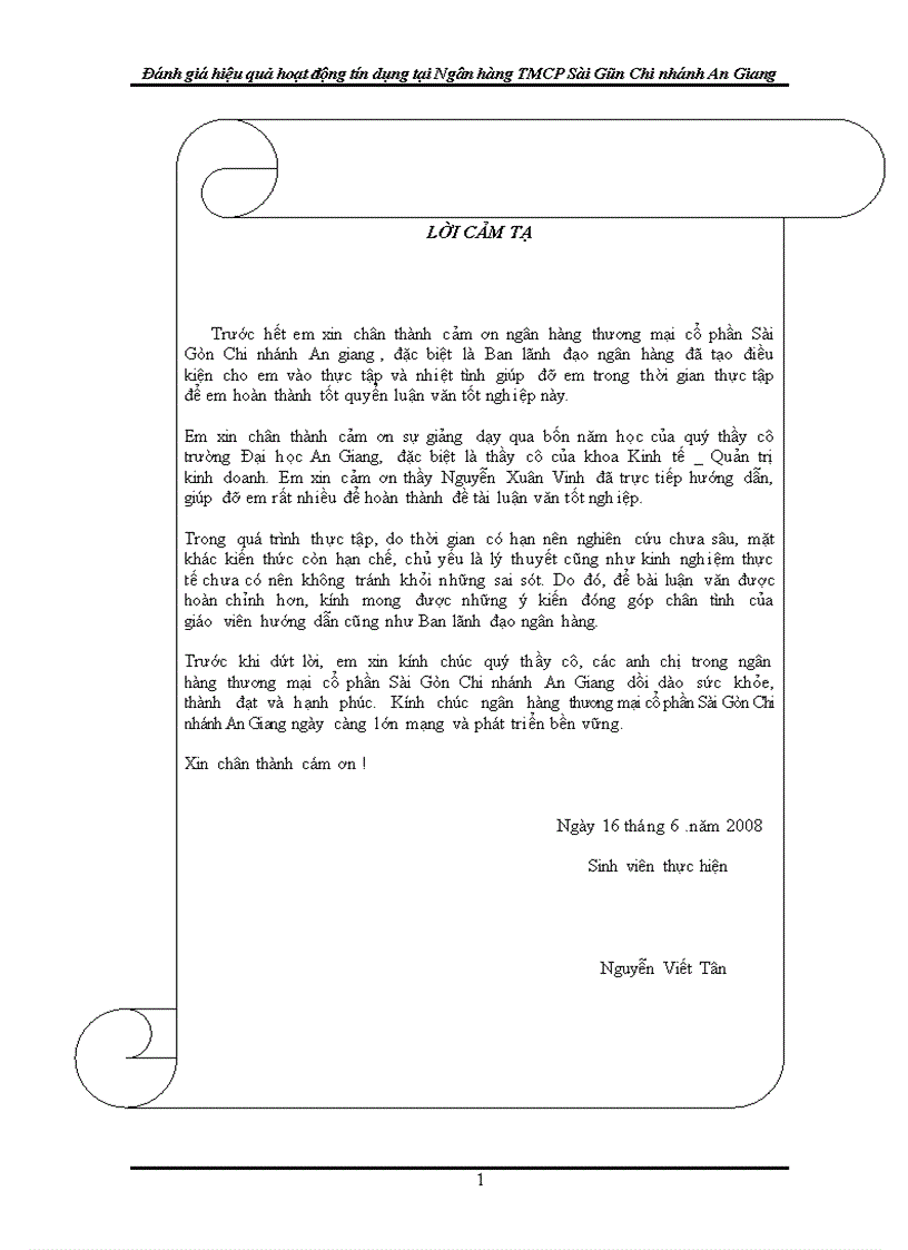 image for page Đánh giá hiệu quả hoạt động tín dụng tại Ngân hàng TMCP Sài Gòn Chi nhánh An Giang