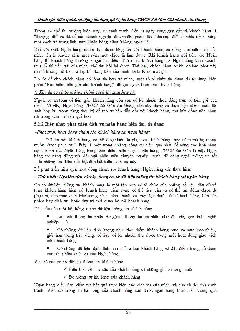 image for page Đánh giá hiệu quả hoạt động tín dụng tại Ngân hàng TMCP Sài Gòn Chi nhánh An Giang