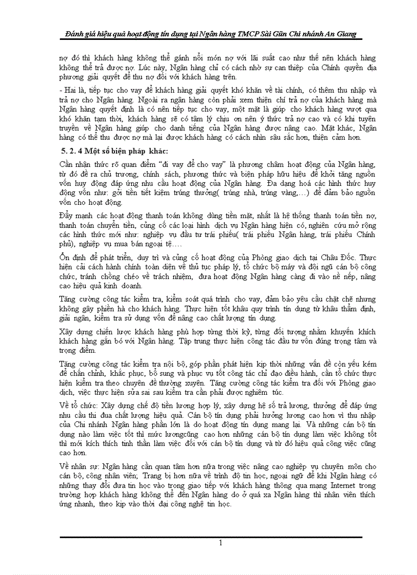 image for page Đánh giá hiệu quả hoạt động tín dụng tại Ngân hàng TMCP Sài Gòn Chi nhánh An Giang