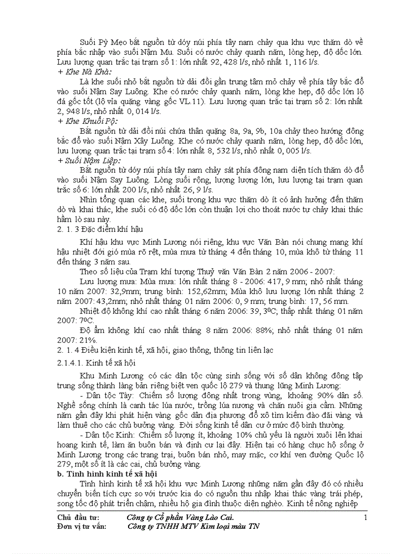 image for page Thiết kế kỹ thuật bản vẽ thi công công trình khai thác tuyển quặng vàng gốc và các công trình phụ trợ tại mỏ vàng Minh Lương 1