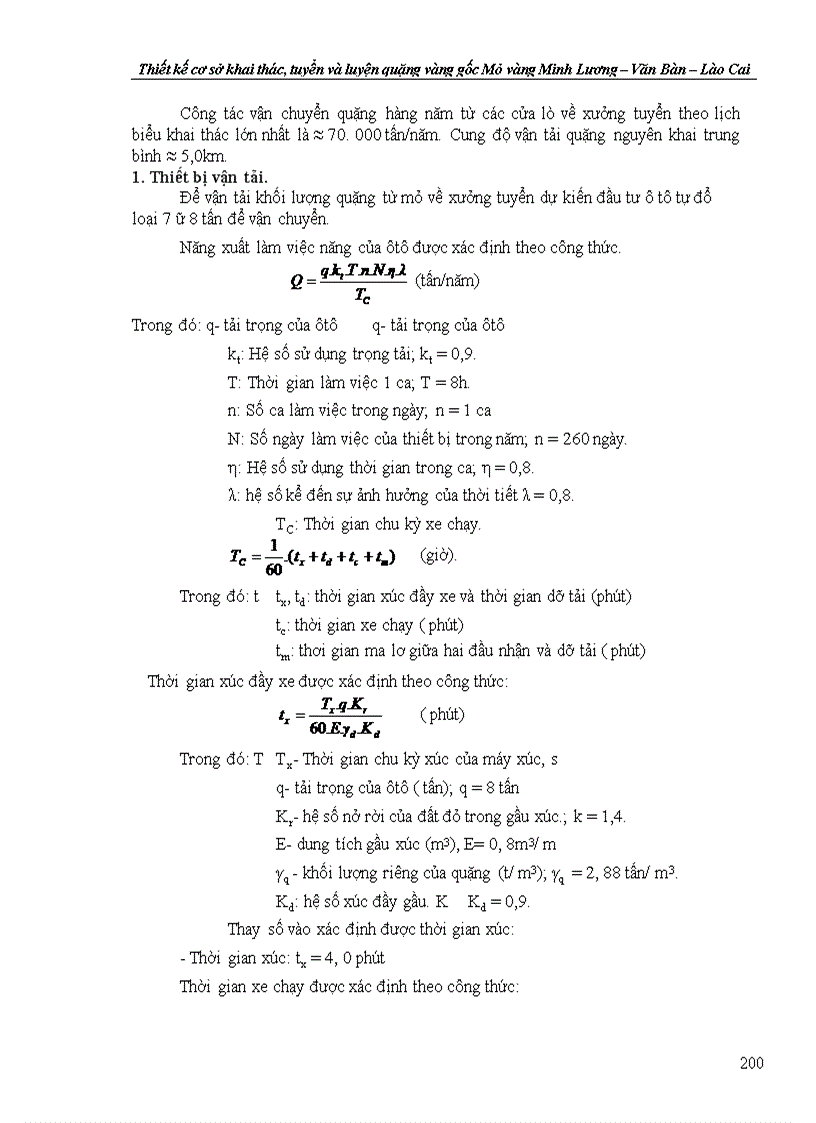 image for page Thiết kế kỹ thuật bản vẽ thi công công trình khai thác tuyển quặng vàng gốc và các công trình phụ trợ tại mỏ vàng Minh Lương 1