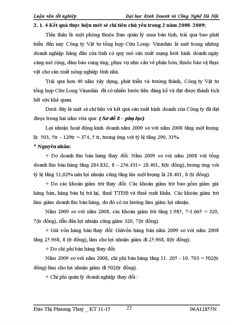 image for page Kế toán tập hợp chi phí sản xuất và tính giá thành sản phẩm tại Công ty Vật tư Tổng hợp Cửu Long Vinashin 1