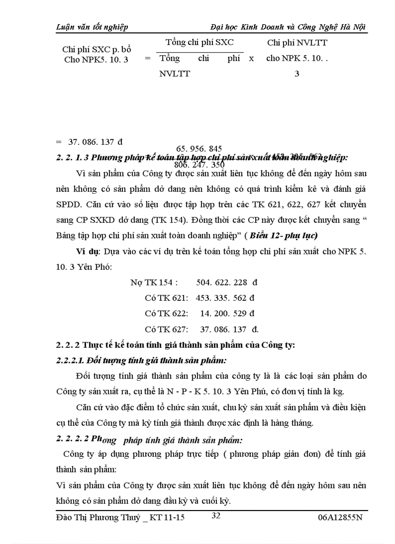 image for page Kế toán tập hợp chi phí sản xuất và tính giá thành sản phẩm tại Công ty Vật tư Tổng hợp Cửu Long Vinashin 1