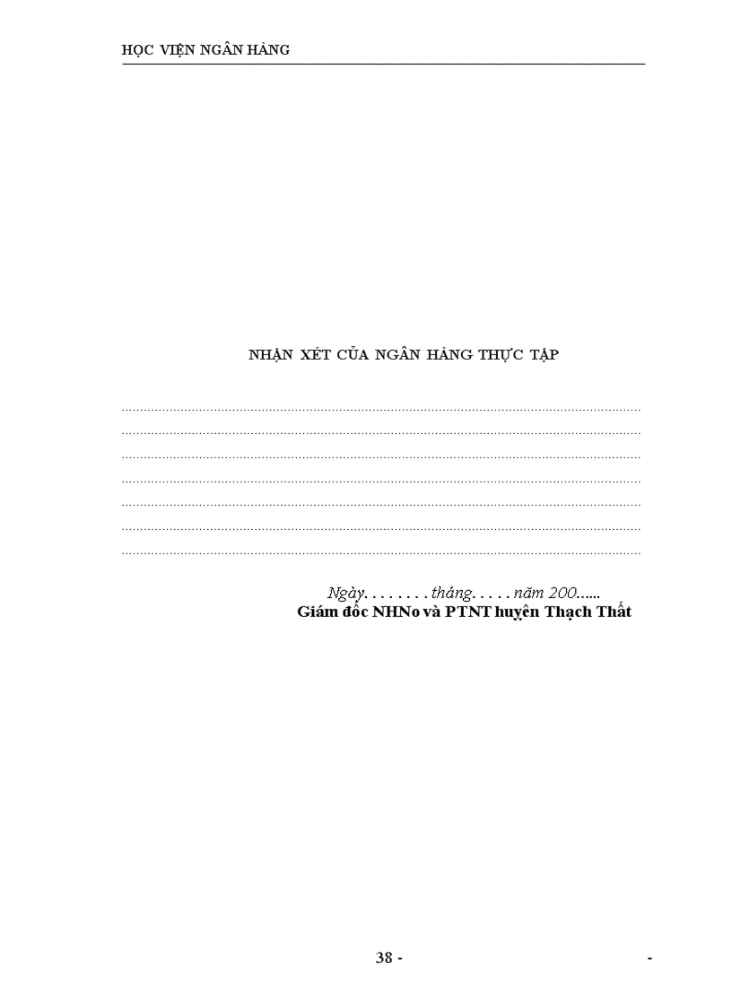 image for page Một số giải pháp và kiến nghị nhằm tăng cường công tác huy động vốn tại NHNo PTNT huyện Thạch Thất 1