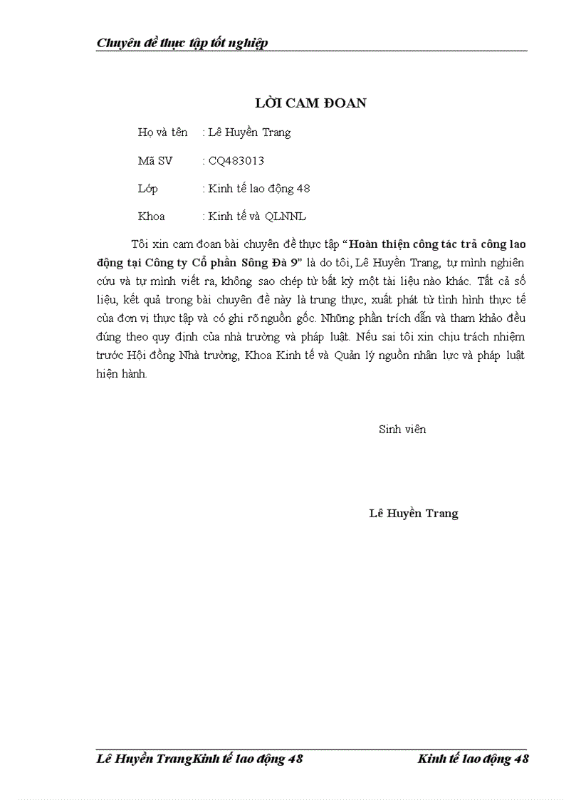 image for page Hoàn thiện công tác trả công lao động tại Công ty Cổ phần Sông Đà 9 1