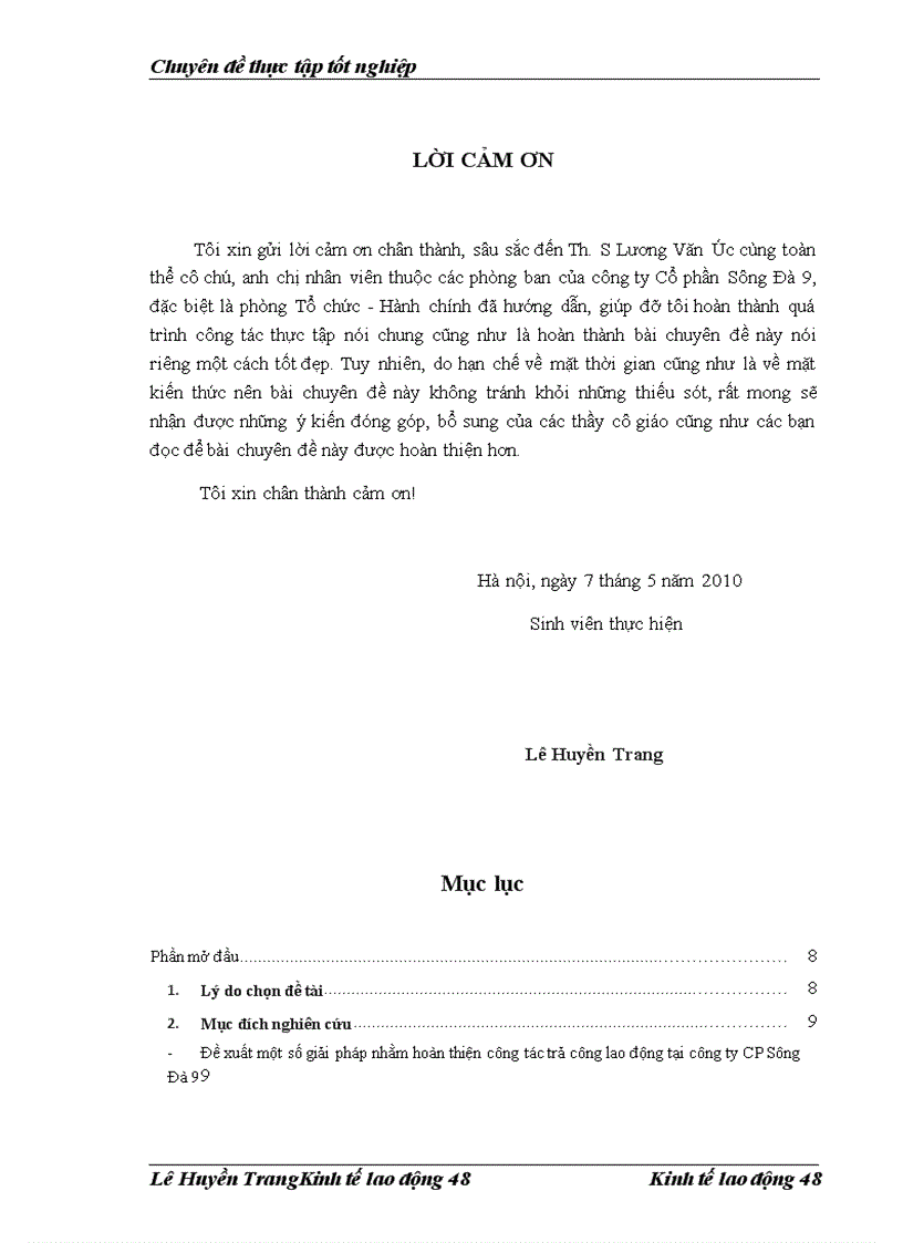 image for page Hoàn thiện công tác trả công lao động tại Công ty Cổ phần Sông Đà 9 1