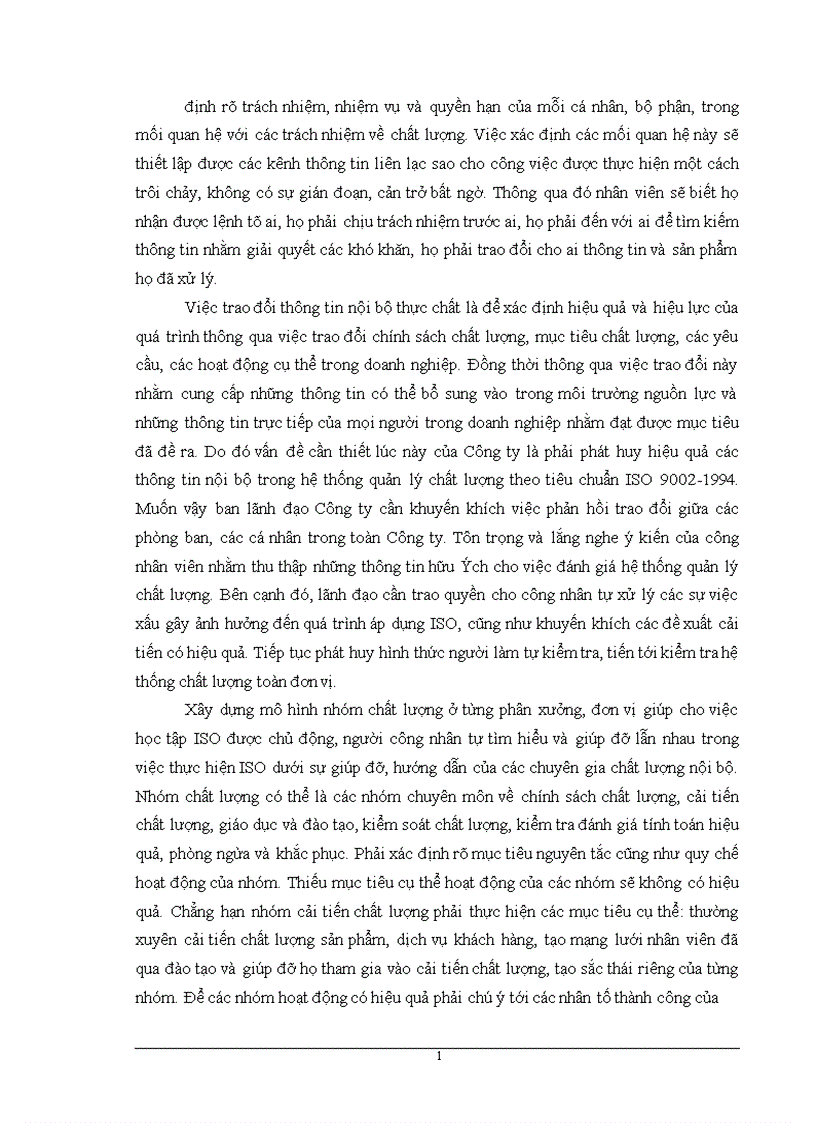 image for page Giải pháp hoàn thiện hệ thống quản lý chất lượng ISO 9001 2000 tại Công ty Cơ khí Hà Nội