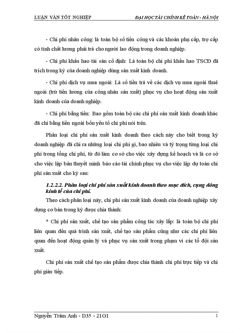 image for page Tổ chức công tác kế toán xác định chi phí sản xuất và tính giá thành sản phẩm 1
