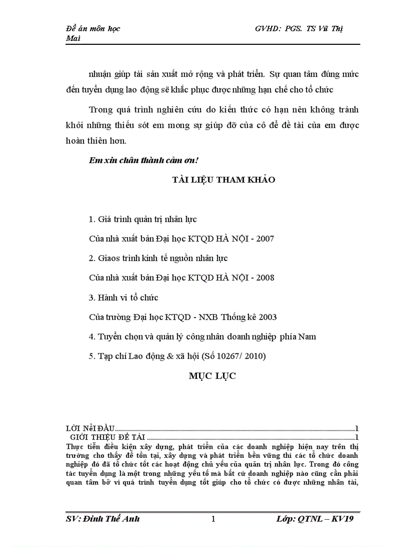 image for page Tuyển dụng là hoạt động then chốt của quản trị nhân lực trong mọi tổ chức 1