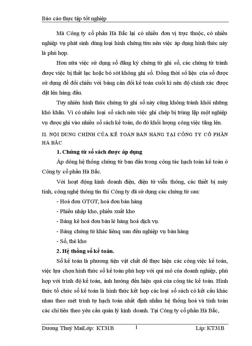 image for page Hoàn thiện kế toán bán hàng tại Công ty cổ phần Hà Bắc 1