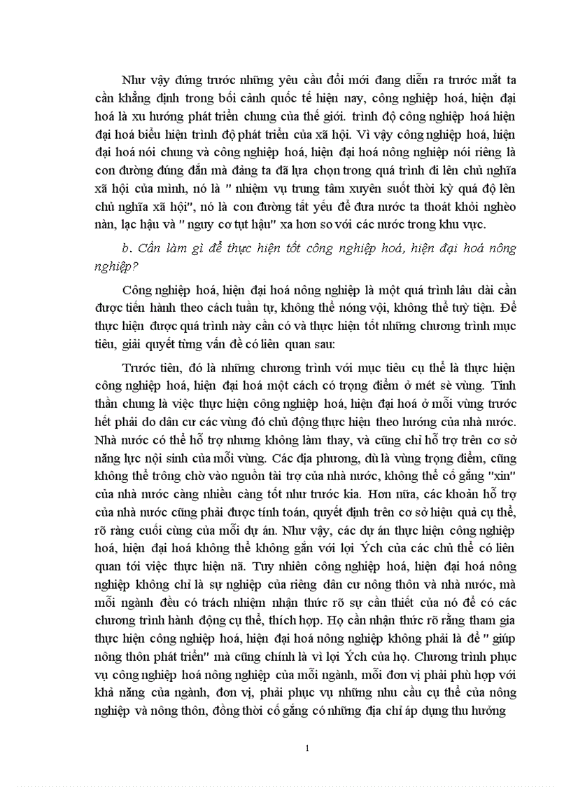 image for page Công nghiệp hoá hiện đại hoá nông nghiệp nông thôn ở nước ta hiện nay 1