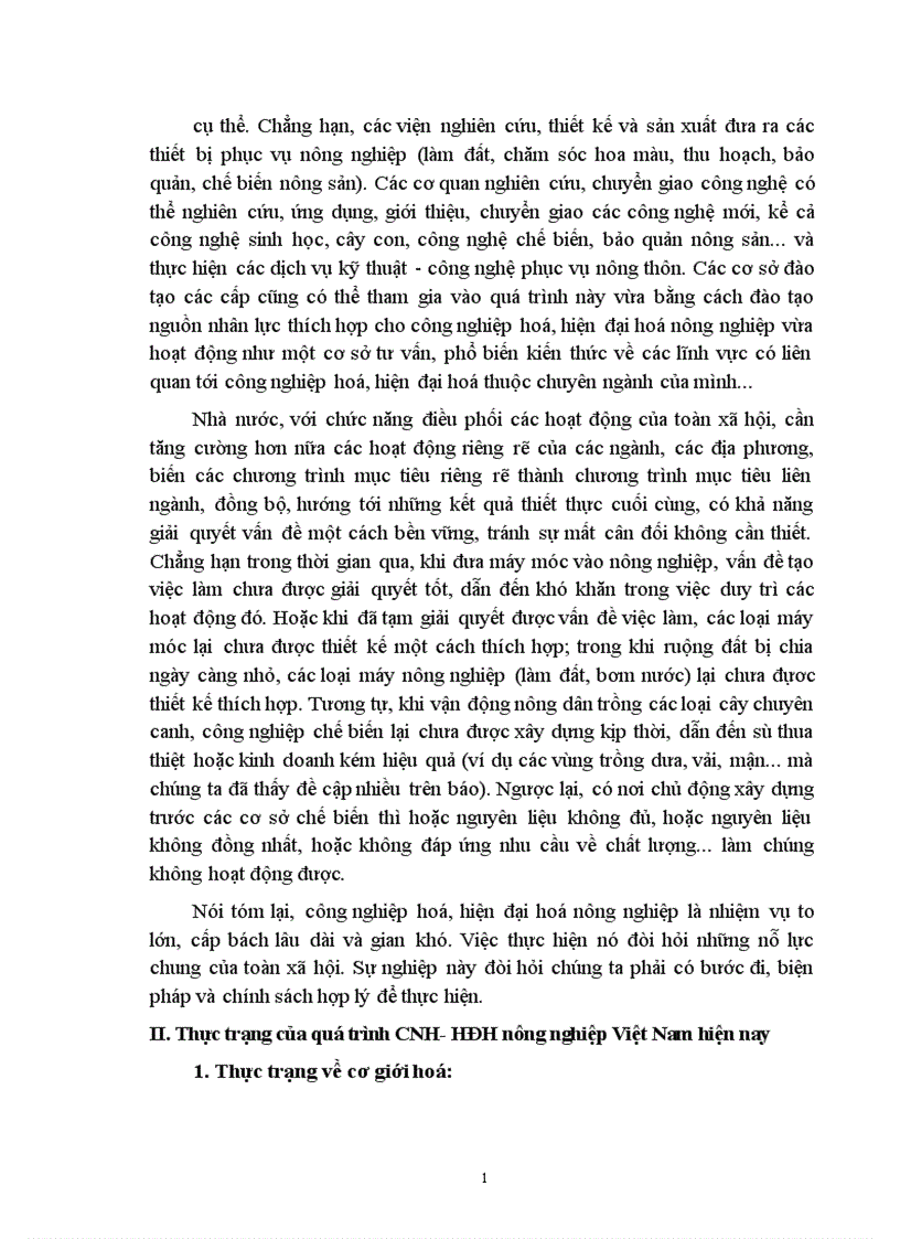 image for page Công nghiệp hoá hiện đại hoá nông nghiệp nông thôn ở nước ta hiện nay 1