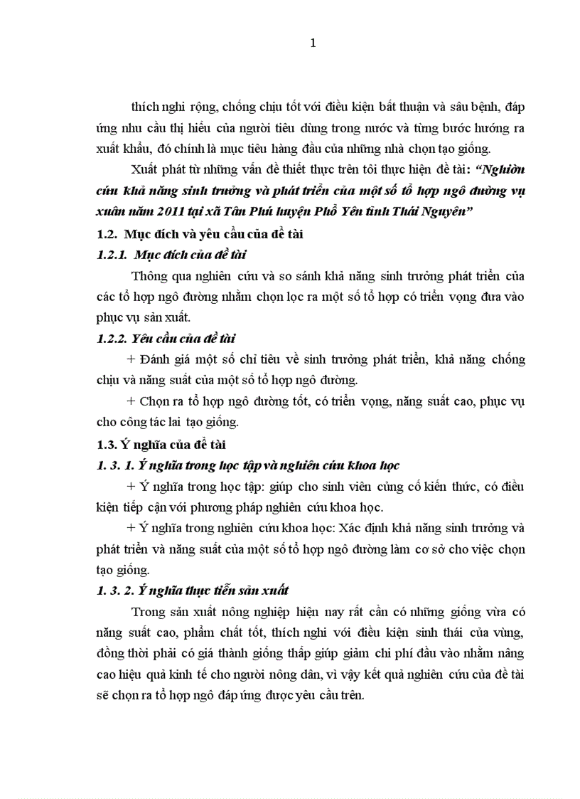 image for page Nghiên cứu khả năng sinh trưởng và phát triển của một số tổ hợp ngô đường vụ xuân năm 2011 tại xã Tân Phú huyện Phổ Yên tỉnh Thái Nguyên 1