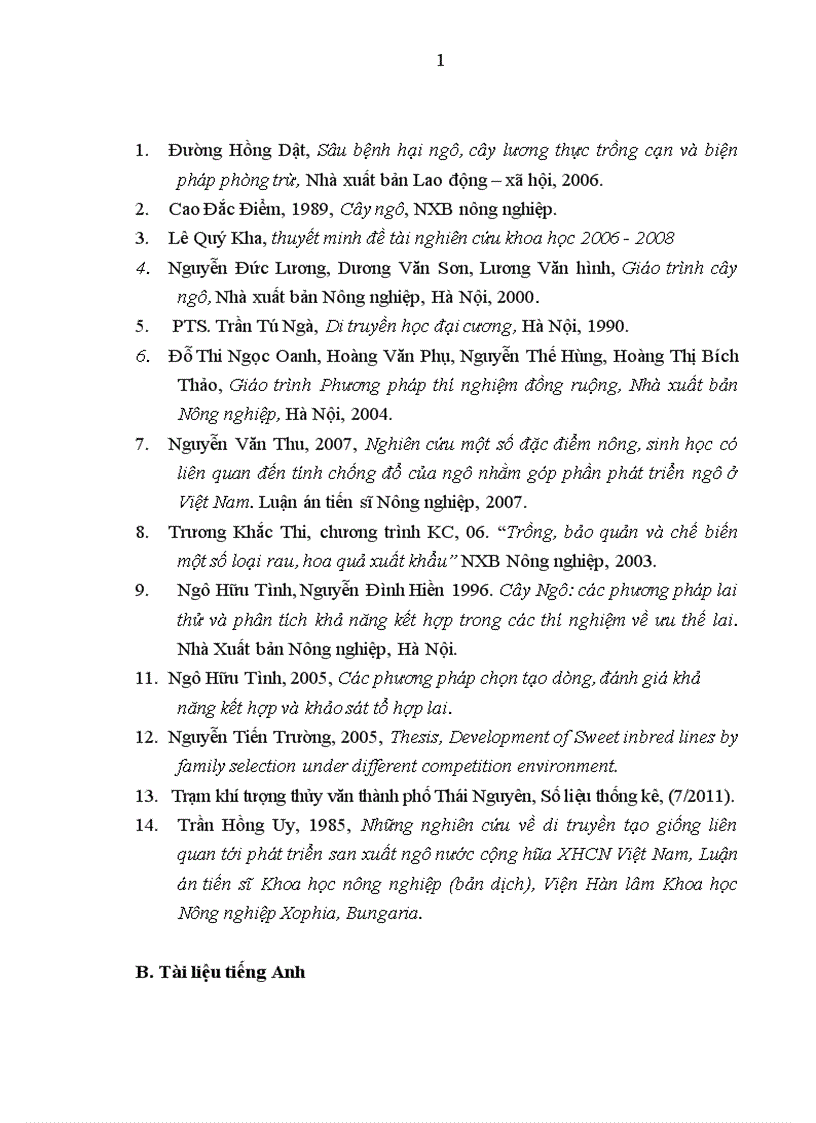 image for page Nghiên cứu khả năng sinh trưởng và phát triển của một số tổ hợp ngô đường vụ xuân năm 2011 tại xã Tân Phú huyện Phổ Yên tỉnh Thái Nguyên 1