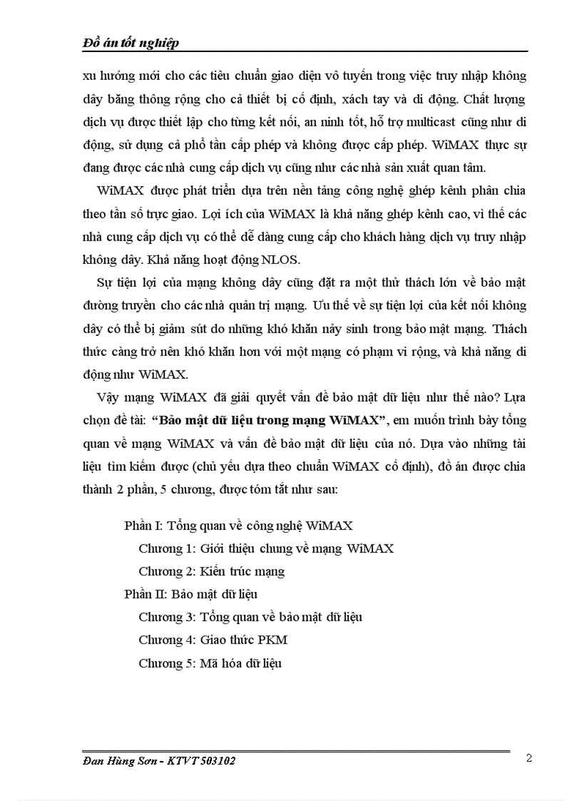 image for page Bảo mật dữ liệu trong mạng WiMAX