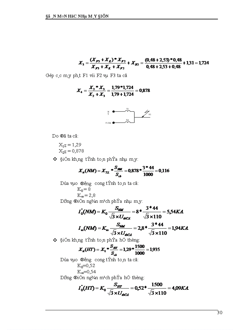 image for page Tính toán dòng điện ngắn mạch 1