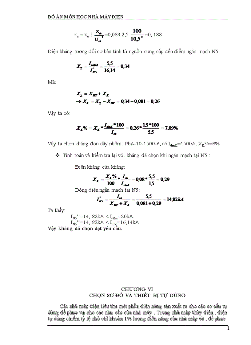 image for page Tính toán dòng điện ngắn mạch 1