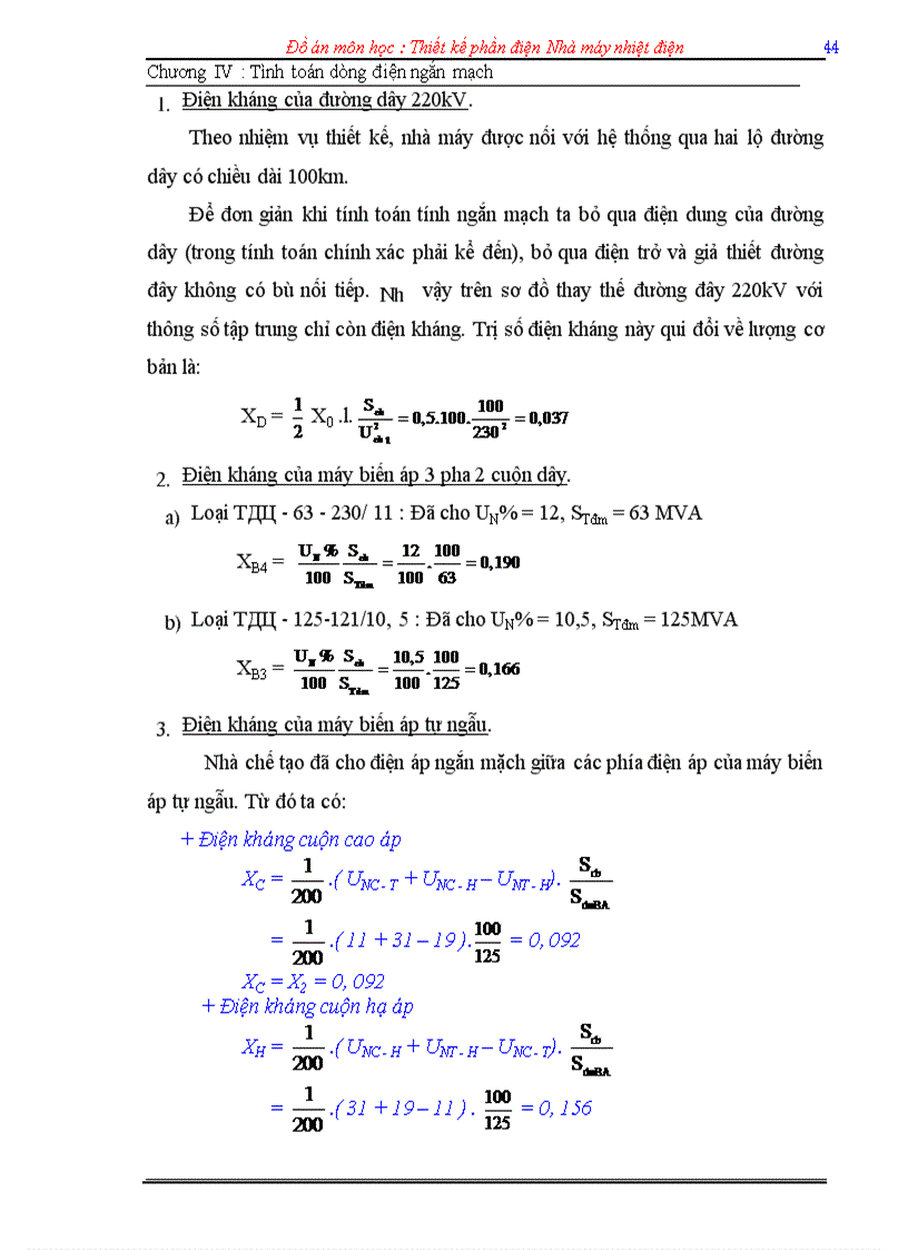 image for page Tình toán dòng điện ngắn mạch 1