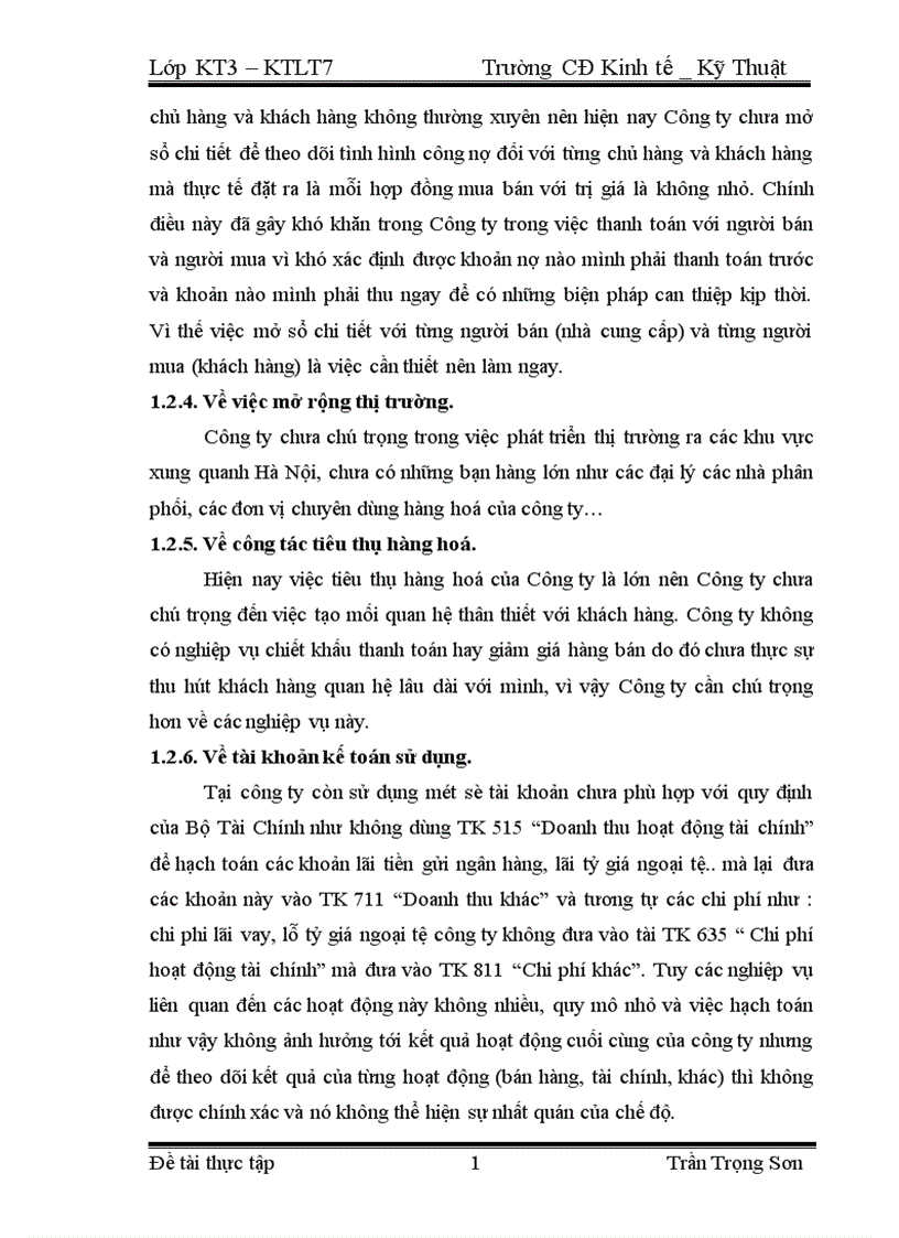 image for page Tổ chức kế toán bán hàng và xác định kết quả bán hàng ở Công ty Cụng ty CP Mediamart VN 1