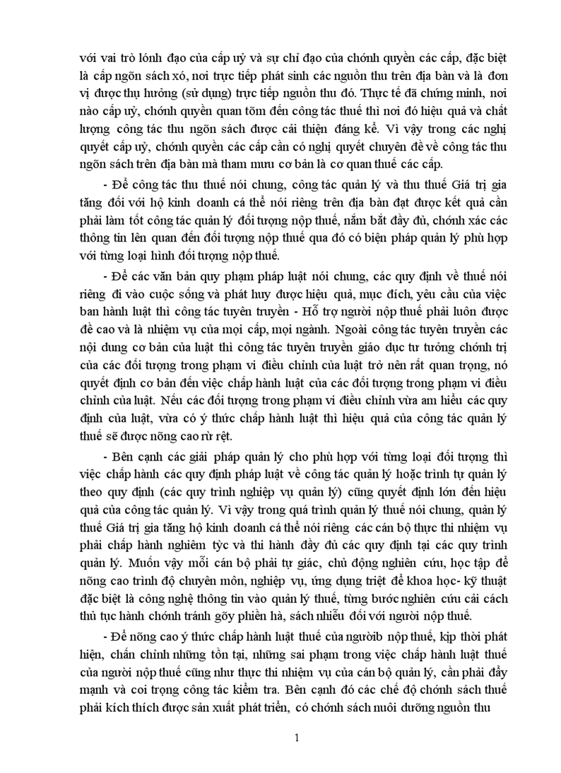 image for page Giải pháp tăng cường quản lý thuế Giá trị gia tăng đối với hộ kinh doanh cá thể tại Chi cục Thuế huyện Sốp Cộp Tỉnh Sơn La