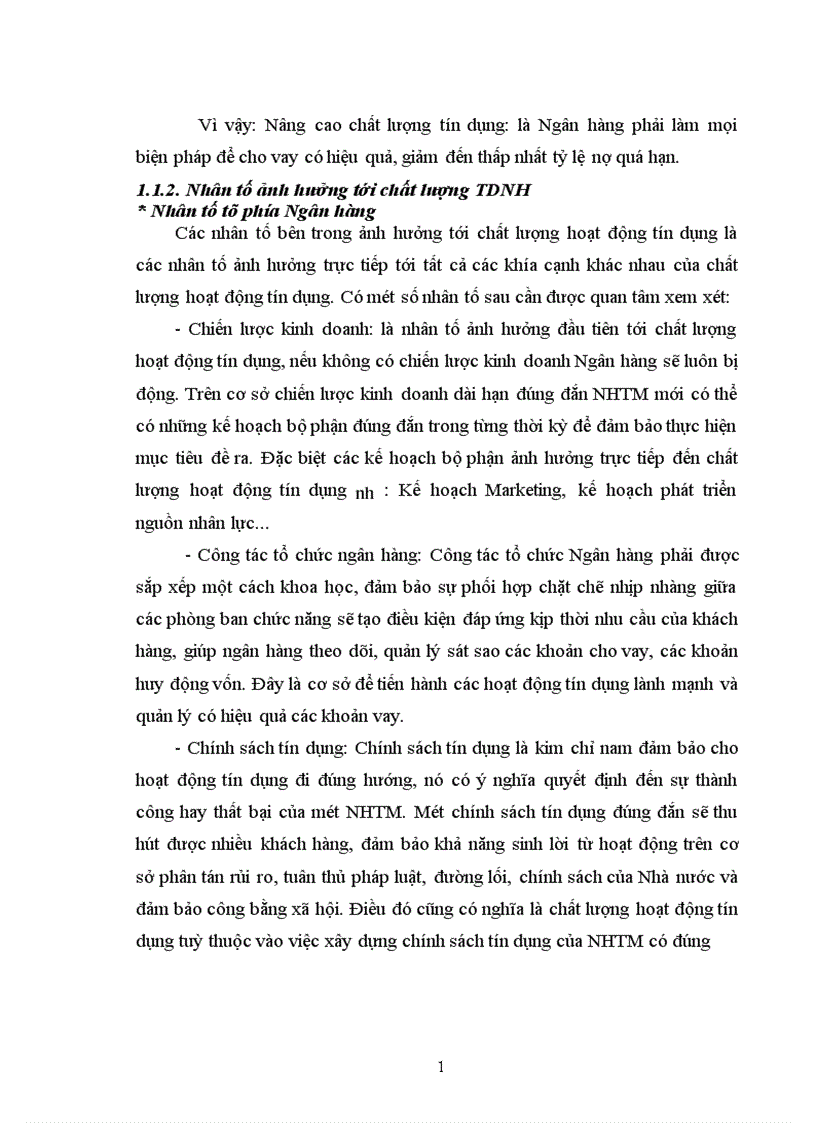 image for page Giải pháp nâng cao chất lượng hoạt động tín dụng tại Ngân hàng Nông nghiệp và phát triển Nông thôn Huyện Thanh Trì 1