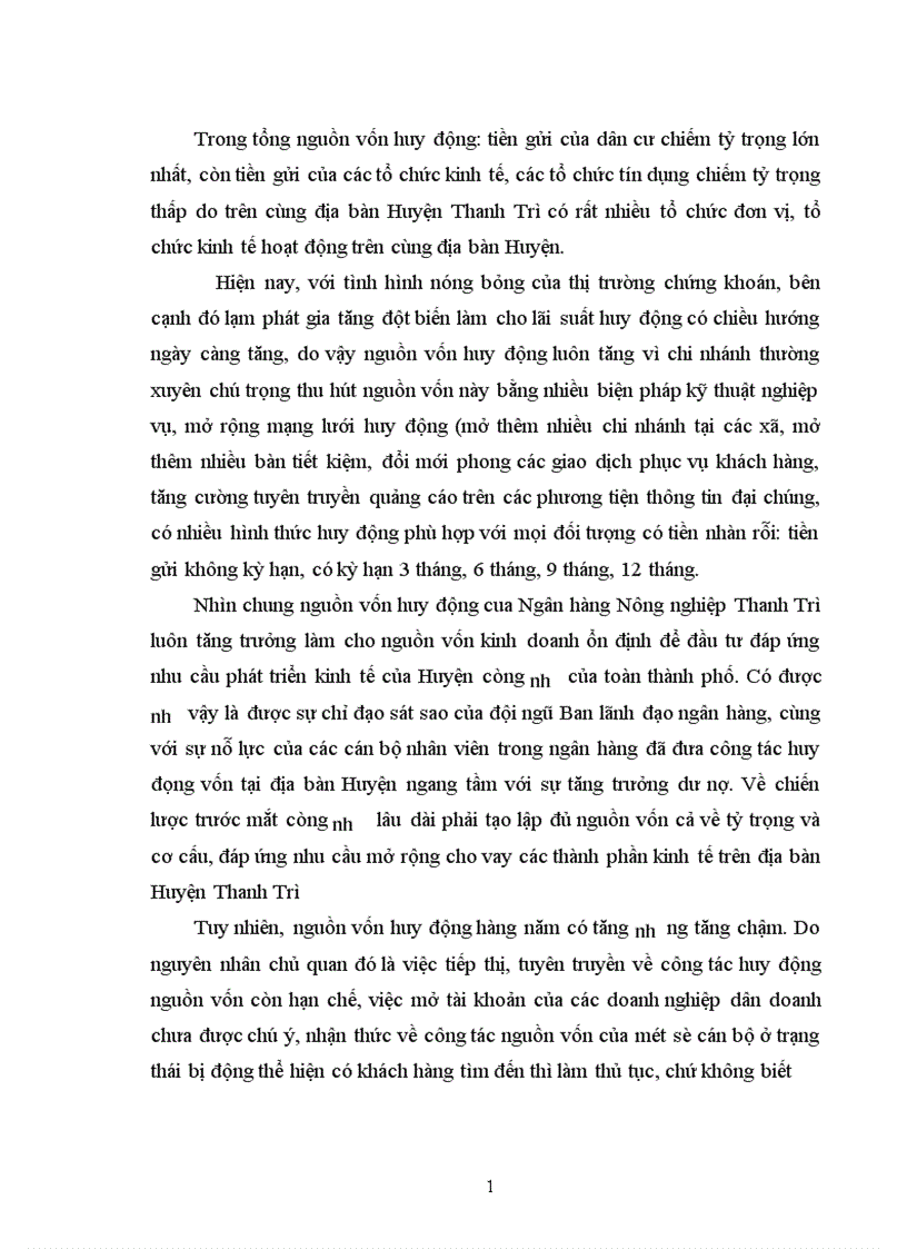 image for page Giải pháp nâng cao chất lượng hoạt động tín dụng tại Ngân hàng Nông nghiệp và phát triển Nông thôn Huyện Thanh Trì 1