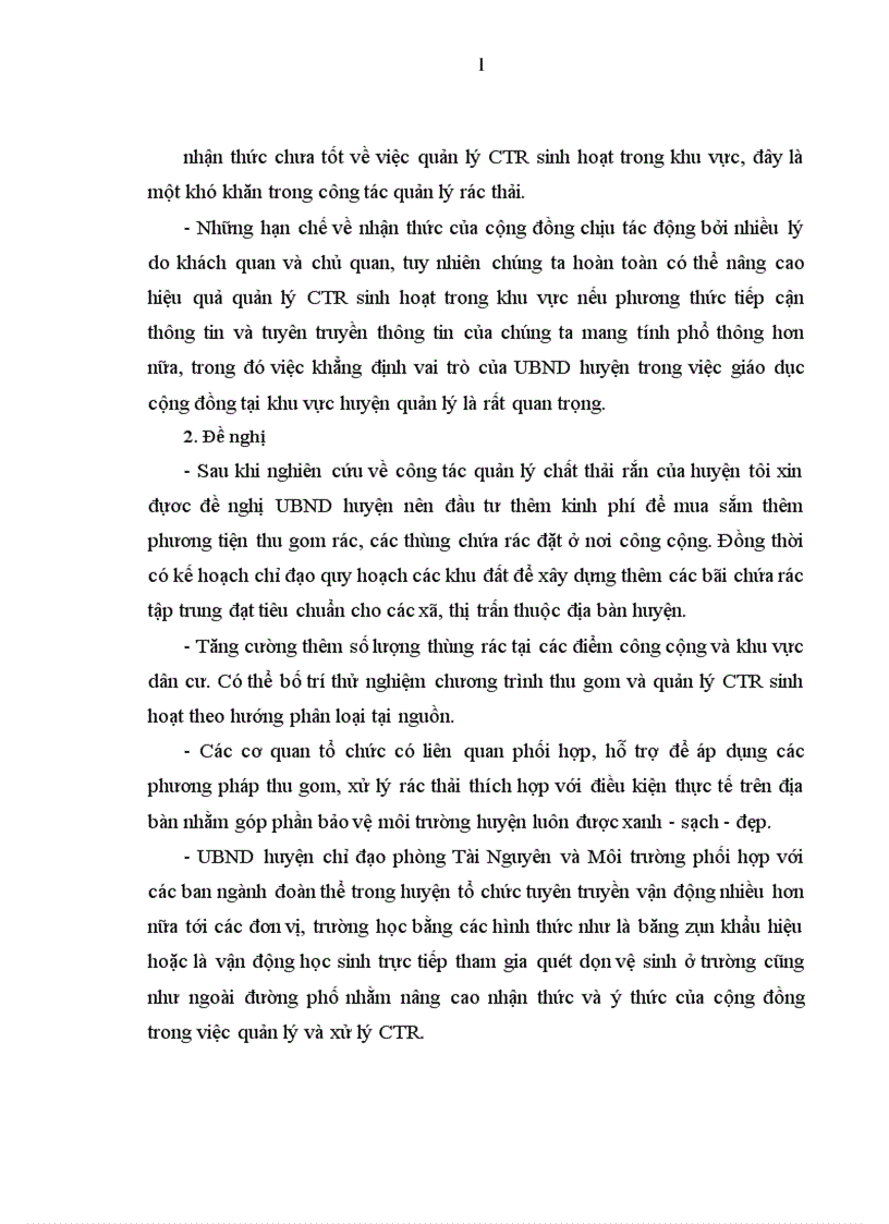 image for page Đánh giá công tác quản lý chất thải rắn sinh hoạt tại huyện Yên Dũng tỉnh Bắc Giang