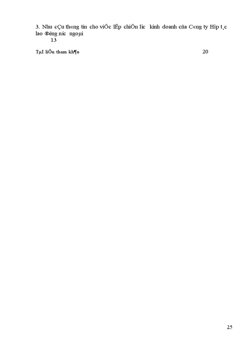 image for page Nhu cầu thông tin cho việc lập Chiến lược kinh doanh của doanh nghiệp 1