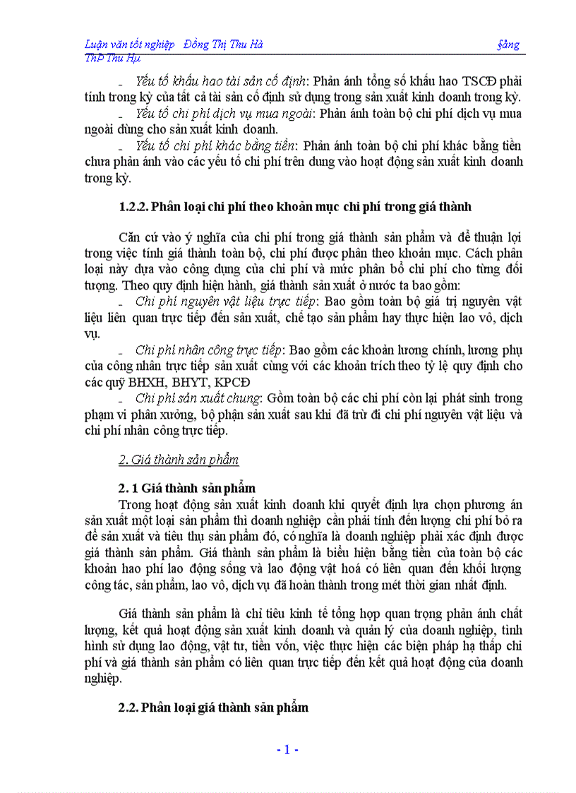 image for page Hạch toán chi phí sản xuất và tính giá thành sản phẩm tại công ty In Nông nghiệp và Công nghiệp thực phẩm 1