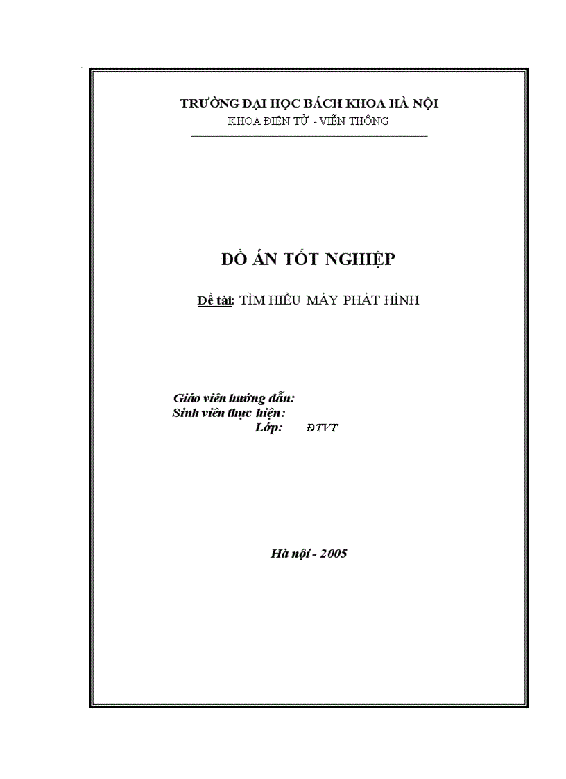 image for page Tìm hiểu máy phát hình