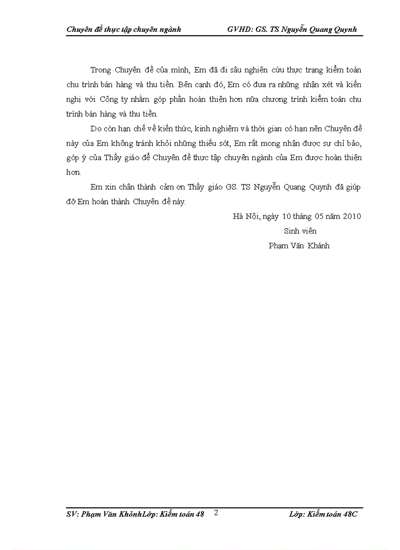 image for page Hoàn thiện kiểm toán chu trình bán hàng và thu tiền trong kiểm toán BCTC do Công ty TNHH Kiểm toán PKF Việt Nam thực hiện 1