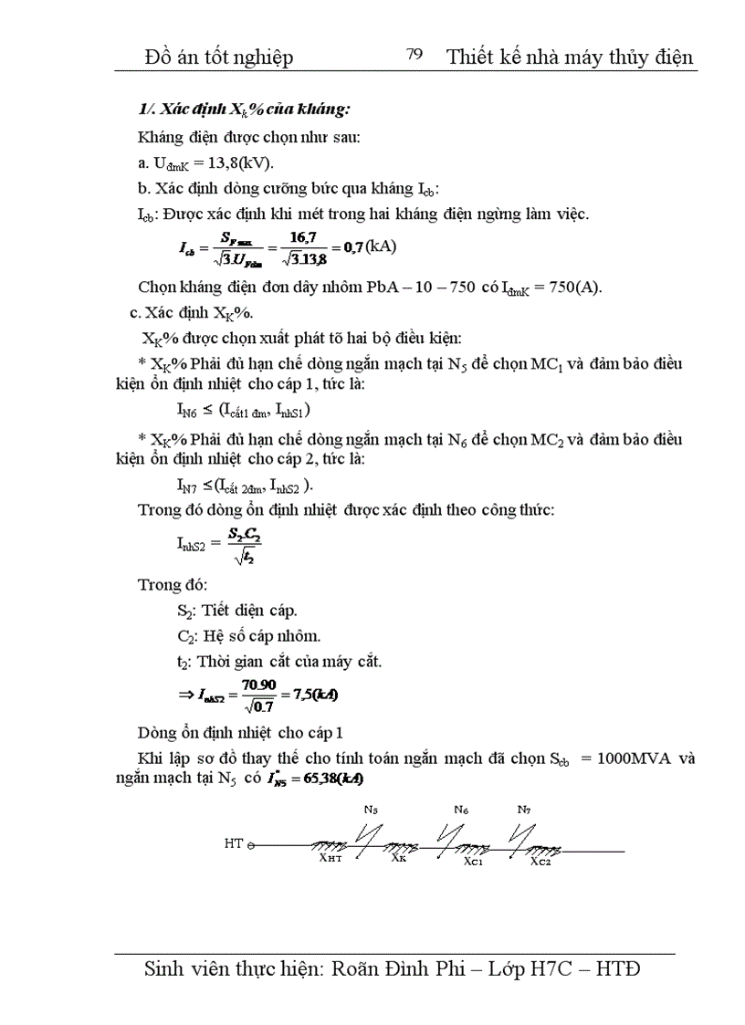 image for page Thiết kế nhà máy thủy điện công suất 4 x 100 MW cung cấp cho phụ tải điện áp máy phát phụ tải trung áp 110 kV Phụ tải cao áp 220 kV