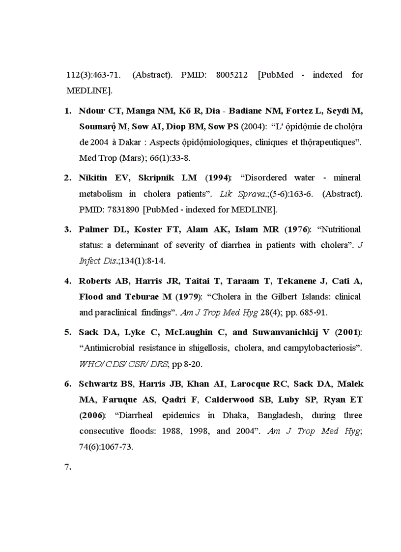 image for page Nhận xét về các đặc điểm lâm sàng cận lâm sàng của các bệnh nhân tả tại VCBTNNĐQG trong vụ dịch năm 2007 ở Hà Nội Việt Nam