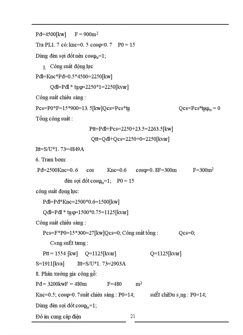 image for page Thiết kế hệ thống cung cấp điện cho một phân xưởng