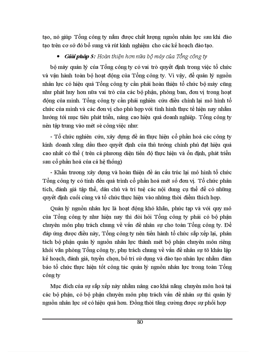 image for page Một số giải pháp nhằm hoàn thiện quản trị nhân sự tại Tổng công ty xăng dầu Việt Nam 1
