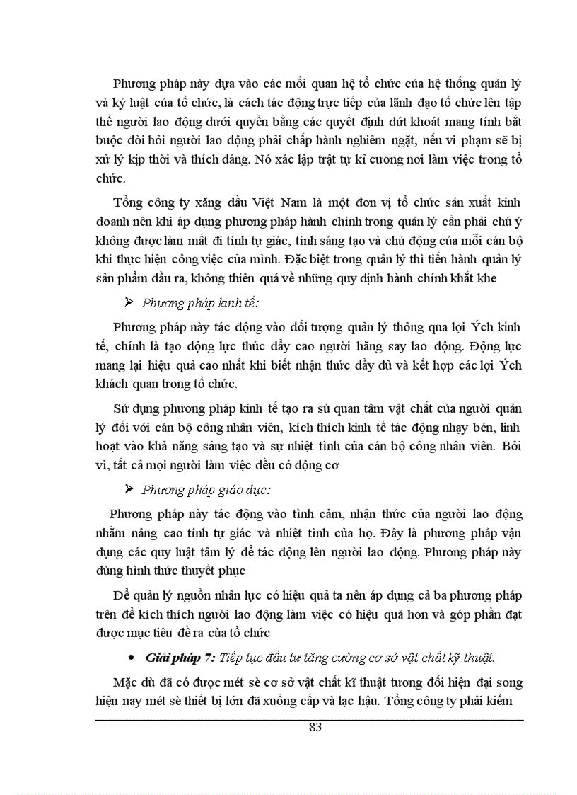 image for page Một số giải pháp nhằm hoàn thiện quản trị nhân sự tại Tổng công ty xăng dầu Việt Nam 1
