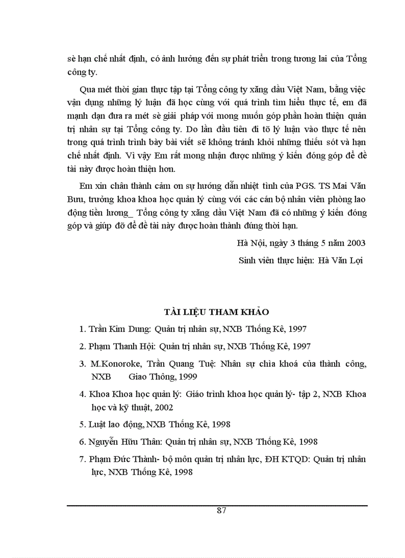 image for page Một số giải pháp nhằm hoàn thiện quản trị nhân sự tại Tổng công ty xăng dầu Việt Nam 1