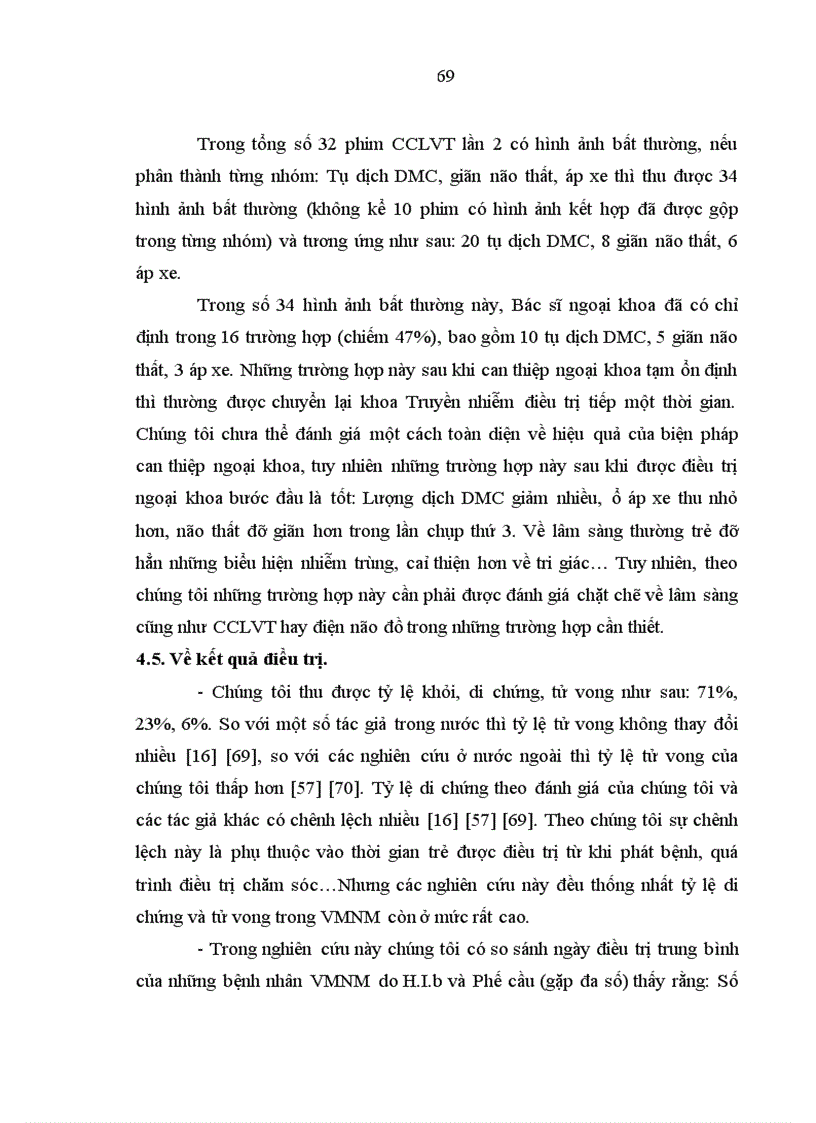 image for page Đối chiếu hình ảnh bất thường trên phim chụp cắt lớp vi tính sọ não với lâm sàng và căn nguyên bệnh viêm màng não mủ ở trẻ em