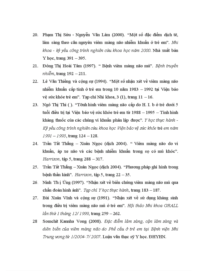 image for page Đối chiếu hình ảnh bất thường trên phim chụp cắt lớp vi tính sọ não với lâm sàng và căn nguyên bệnh viêm màng não mủ ở trẻ em