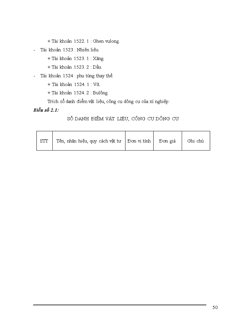 image for page Tổ chức công tác kế toán nguyên vật liệu tại Xí nghiệp sản xuất thiết bị điện 1