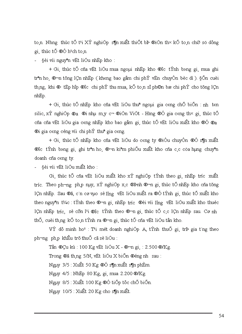 image for page Tổ chức công tác kế toán nguyên vật liệu tại Xí nghiệp sản xuất thiết bị điện 1
