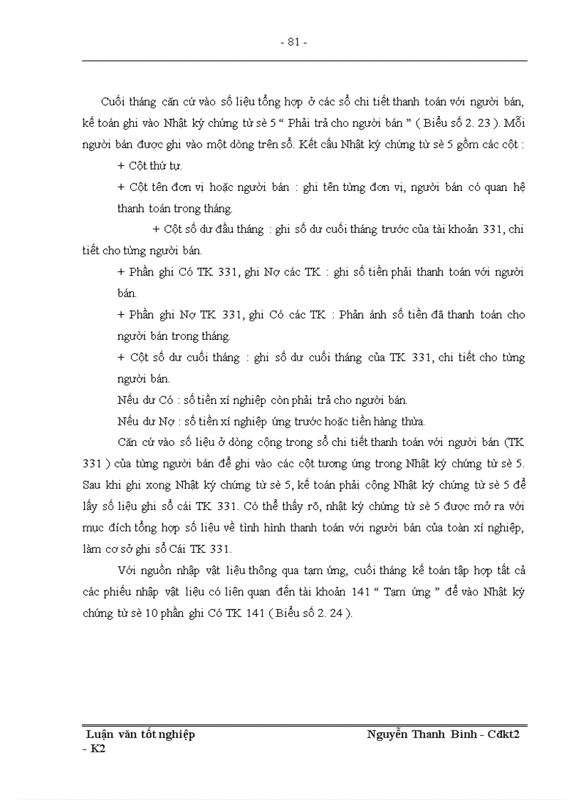 image for page Tổ chức công tác kế toán nguyên vật liệu tại Xí nghiệp sản xuất thiết bị điện 1
