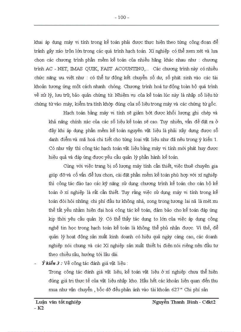 image for page Tổ chức công tác kế toán nguyên vật liệu tại Xí nghiệp sản xuất thiết bị điện 1